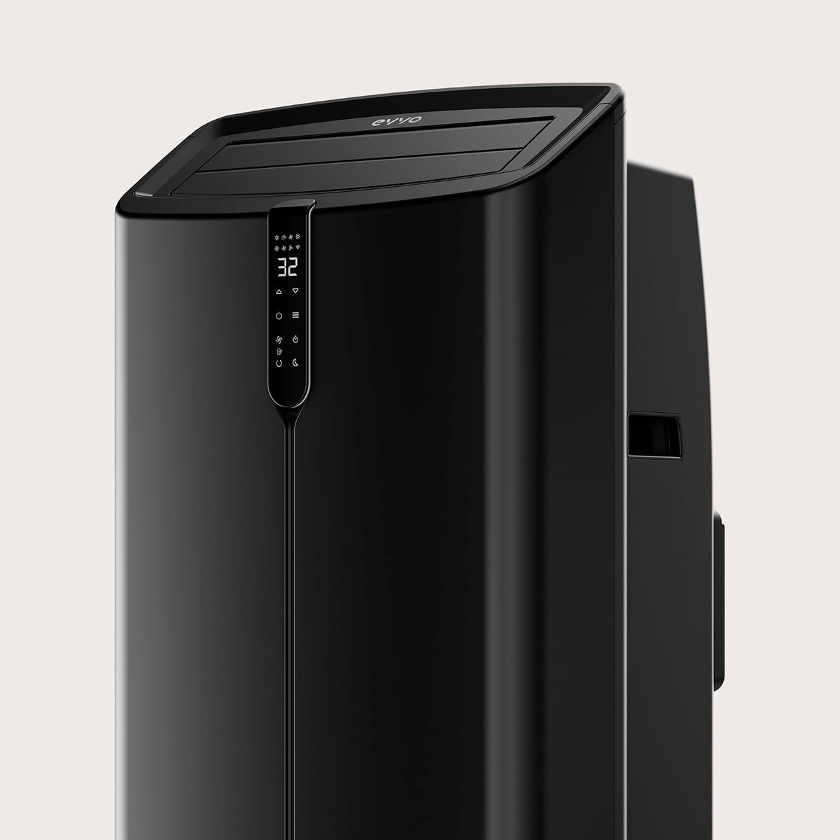 Aire acondicionado portátil EVVO Clima P14 Silent WLAN, 14.000 BTU, con bomba de calor, tipo pingüino, refrigeración y calefacción, WLAN, silencioso, deshumidificador, frío y calor, con kit de ventana