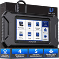 Escáner de diagnóstico multimarca mejorado MUCAR CS4, diagnóstico OBD-II en español, lector de códigos ECM, ABS, SRS, TCM para todos los coches, con funciones gratuitas de por vida para aceite, EPB, SAS, TPMS, TBA y ETS.