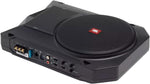 Subwoofer activo para coche JBL BassPro SL2 de 8 pulgadas bajo el asiento - Subwoofer para coche de 125 vatios con amplificador de potencia integrado, negro