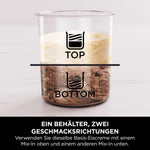 Ninja CREAMi Deluxe Eis-und Eisgetränkmaschine mit 2 Bechern, 10 Funktionen, macht Eiscreme, Gelato, Sorbet, Frozen Yoghurt, Milchshakes, Slushi & mehr, 2-in-1 Geschmacksoption, Silber, NC502EU