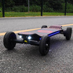 Patineta eléctrica 4000 vatios | 12S3P | 35 mph | 22 millas de autonomía | Ruedas de 6″ | Luces geniales | – Negro