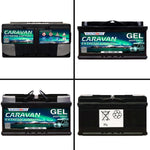 Batería de servicio Electronicx GEL Caravan Extreme 12V 120Ah / 120 Ah 12 Voltios – Batería de descarga lenta, sin mantenimiento y sellada – 353×175×190 mm – Autocaravana Caravana Solar Ocio Camping