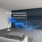 Rowenta Turbo Silence Standventilator, 35 dB(A), Leistungsstarke Erfrischung bis zu 7,2 m, 12 Geschwindigkeiten, 120° Oszillation, Fernbedienung, LED-Display, 12-Stunden-Timer, VU5650F0