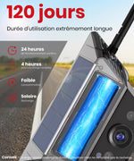 Cámara de visión trasera solar magnética inalámbrica: pantalla HD 1080P de 5 pulgadas, instalación magnética en 1 minuto, señal potente, cámara de visión trasera impermeable IP69K con bolsa de almacenamiento para coche, SUV, camión y remolque