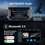 HLLECARMO Autorradio para VW Golf 5/6, pantalla táctil IPS de 7 pulgadas compatible con CarPlay y Android Auto para VW Polo 5 Jetta Passat Touran, con Bluetooth/AM/FM/SWC/USB/DSP/RDS/Mirror Link/Canbus