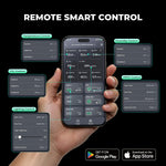 Set de cultivo completo para interior MARS HYDRO con controlador integrado WiFi, lámpara de cultivo TS1000 programable y regulable, armario de cultivo de 80x80x160 cm con alta reflectividad 1680D y kit de ventilación automática de 4"