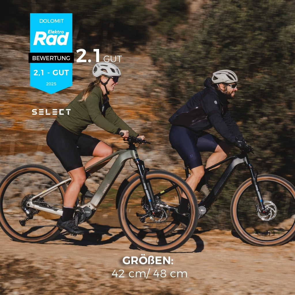 DERUIZ Dolomit E-Bike 29 pulgadas, bicicleta eléctrica para hombre y mujer con freno de disco hidráulico, motor central de 250 W y 110 Nm, batería de 48 V y 720 Wh, autonomía de hasta 180 km, bicicleta de montaña eléctrica todoterreno, 11 velocidades