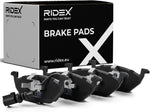 Juego de frenos RIDEX - Discos y pastillas de freno Eje trasero Eje delantero Ø253 280 mm macizo ventilado internamente para VW Golf VII 3/5 puertas (5G1, BQ1, BE1, BE2) Golf VI 3/5 puertas (5K1)