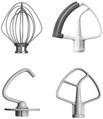 Robot de cocina KitchenAid Artisan, 4,8 litros, incluye accesorios, picadora de carne, cortador de verduras, accesorio para zumos, kit de repostería con 2 moldes y 1 bandeja para horno, mega set de invierno