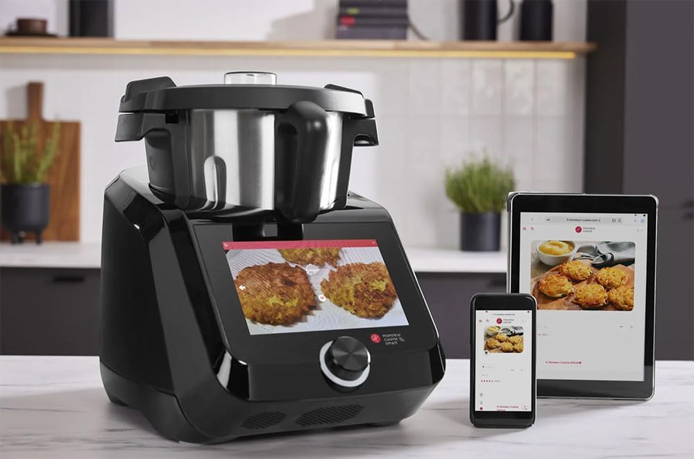 PSIDE SILVERCREST® Monsieur Cuisine Smart BLACK EDITION »SKMS 1200 B1«, 1200 W schwarz