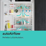 Siemens KU22LADD0, iQ500 Smarter Unterbau-Kühlschrank mit Gefrierfach, 82 x 60 cm Nische, 110 L, hyperFresh Schublade, Flaschenhalter, Sehr leise 35 dB, softClose Flachscharnier mit Softeinzug