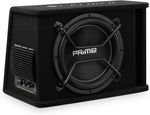 Caliber BC112SA-PRO – Subwoofer activo para coche de 12 pulgadas con amplificador integrado – Subwoofer para coche de 200W RMS – 1000W pico – Negro