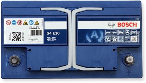 Bosch S4E10 - Batería de coche - 75 A/h - 730 A - Tecnología EFB - adecuada para vehículos con Start/Stop