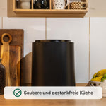 Elektrischer Küchenkomposter 4L | Verwandelt Deine Abfälle mit einem klick in Dünger | WeEarth Elektrischer Komposter (Schwarz)