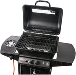 ACTIVA Halifax Lavastein - Parrilla de gas con piedras de lava y funda protectora | Quemador principal de 5,5 kW de regulación continua para una barbacoa perfecta