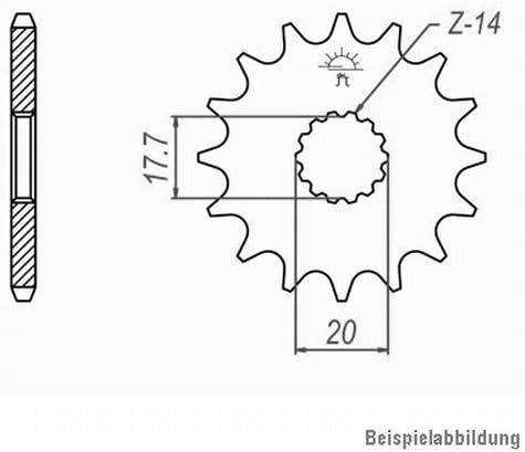 Kit de cadena D.I.D X-Ring (VX) para Yamaha DT 125 R/RE entre 1991 y 2006