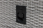 Riess Ambiente Outdoor Gartenstuhl Sylt - grau - Polyrattan - Hochlehner mit Armlehne verstellbar wetterfest