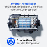 Refrigerador Bomann® sin congelador | Clase energética C | 85 cm | 5 años de garantía en el compresor | Refrigerador pequeño | 0-8 °C | silencioso 35 dB | 3 estantes | Refrigerador estándar 126 L | VS 7258 blanco