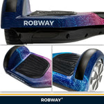 Hoverboard Robway W1 para niños, jóvenes y adultos, control por aplicación, 2 x 350 vatios, función de autoequilibrio, Bluetooth