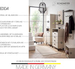 Zapatero Schildmeyer Edda 702033, color crema beige, 60,2 x 33 x 185 cm