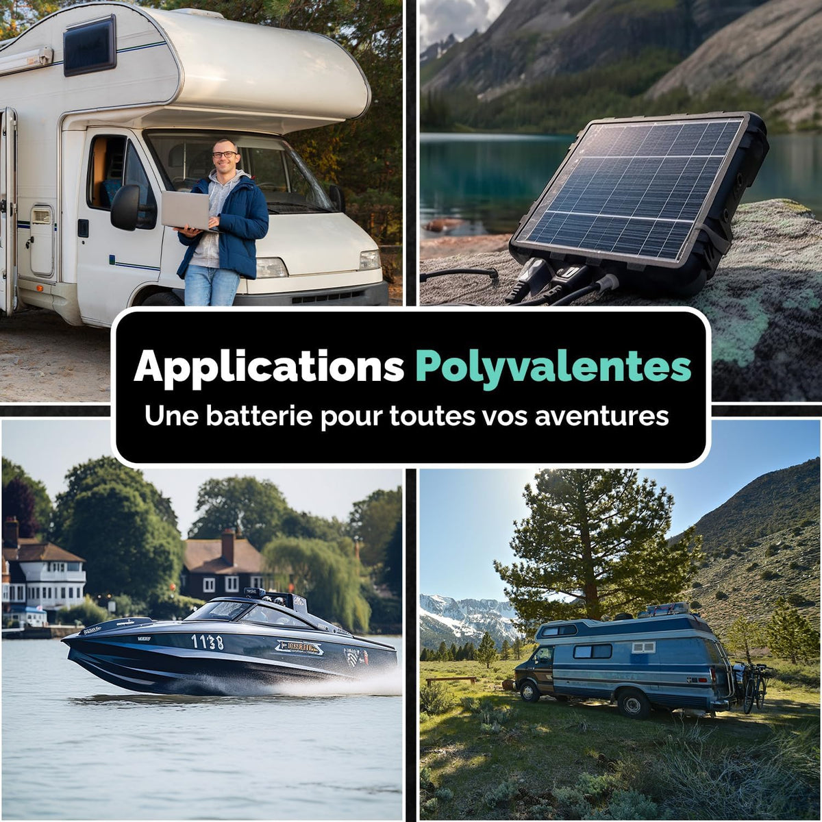 Batería de servicio Electronicx GEL Caravan Extreme 12V 120Ah / 120 Ah 12 Voltios – Batería de descarga lenta, sin mantenimiento y sellada – 353×175×190 mm – Autocaravana Caravana Solar Ocio Camping