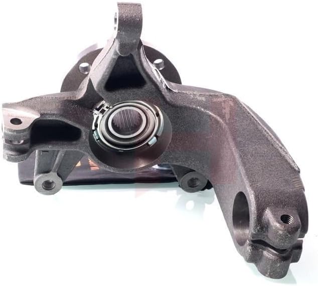 GH Mangueta de rueda delantera izquierda Portamangueta GH-283970V con cubo de rueda con rodamiento de rueda con tornillos/pernos