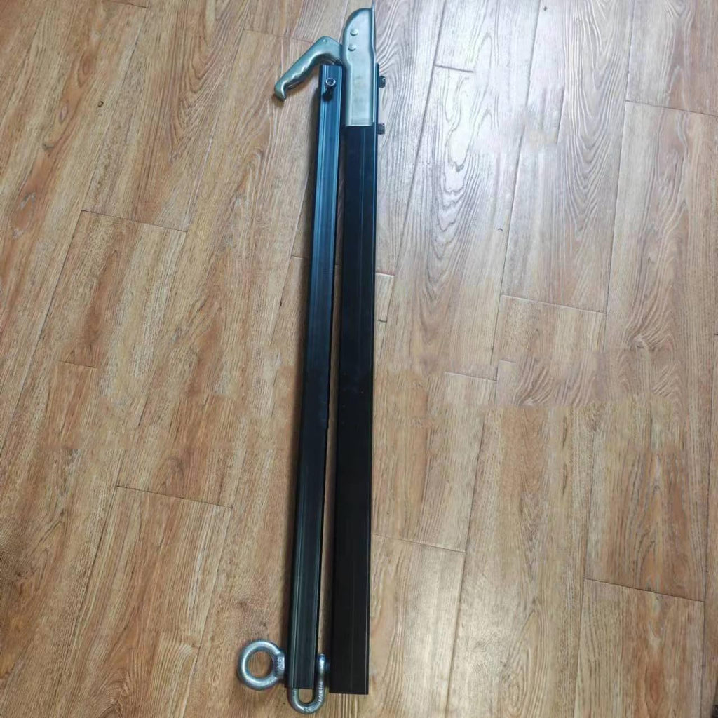 Barra de remolque, con cabezal de enganche de 50 mm de diámetro, fuerza de tracción de 3500 kg