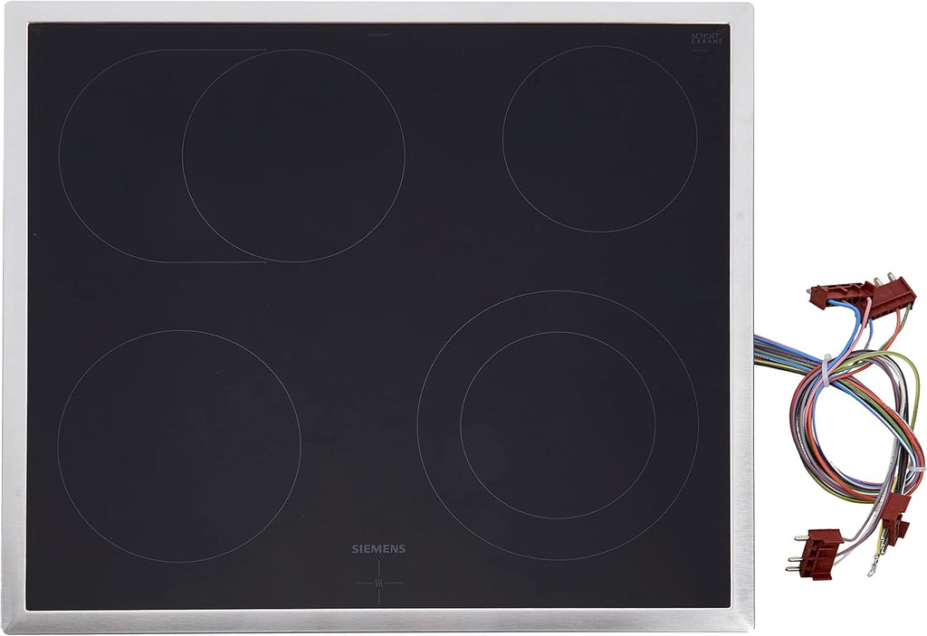 Siemens iQ300 Elektrokochfeld 60 cm Mit Rahmen aufliegend schwarz EA645GN17