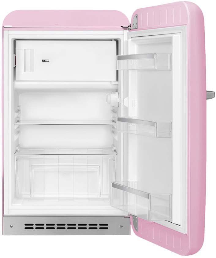 Refrigerador Smeg estilo años 50 FAB10R de una puerta, 122 L