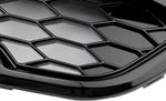 Artudatech Rejilla de parachoques delantero negro brillante compatible con Ford Transit Custom Trail 2018-2023 3LED