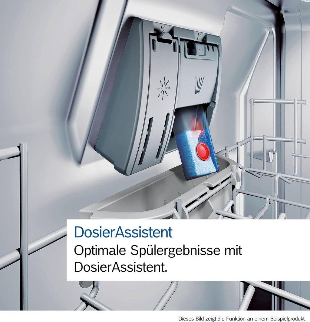 Bosch SPV2HMX42E, Serie 2, Smarter Geschirrspüler Vollintegriert, 45 cm breit, Besteckschublade, extra Trocknung auf Knopfdruck, höhenverstellbarer Oberkorb, leiser und effizienter Motor, mit aquaStop
