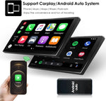 Autorradio Ossuret para Renault Clio 2 2000-2012, pantalla táctil Android 13 de 9 pulgadas, 2+32 GB, navegación GPS con Carplay, Android Auto, WiFi, Bluetooth, control al volante (Tipo B)