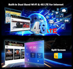 Autoradio Erisin Qualcomm 8 núcleos 8GB+128GB Android 14 Universal 2Din GPS 7 pulgadas estéreo pantalla táctil Bluetooth 5.1 inalámbrico CarPlay Android Auto DAB+ AM FM Radio IPS RDS DSP WiFi 4G TPMS OBD TNT