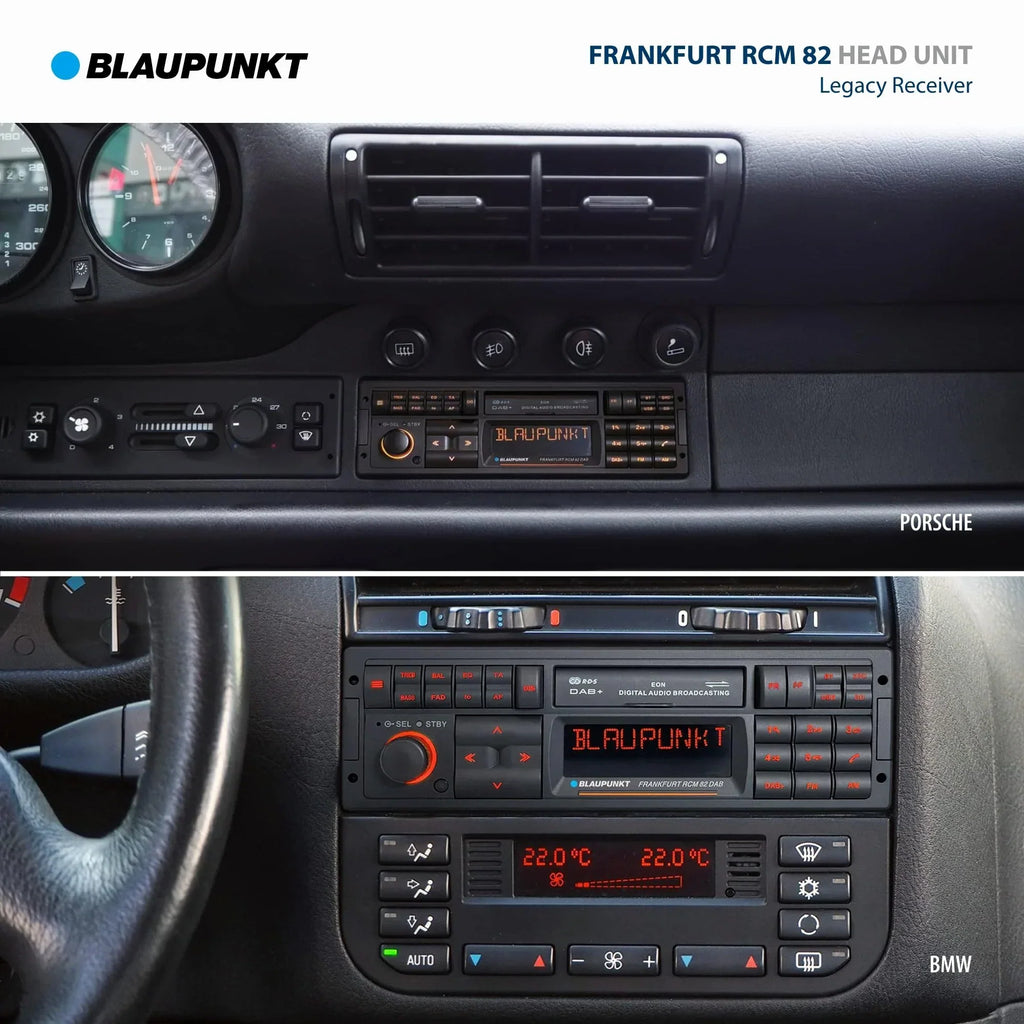 BLAUPUNKT Frankfurt RCM 82 DAB, autorradio 1 DIN, DAB+, Bluetooth, manos libres, control desde el volante, 200 vatios