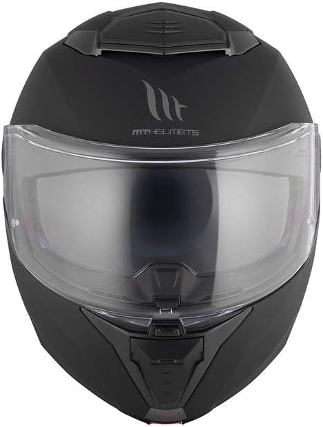 CASCO MODULAR MT HELMETS MT ATOM 2 SV DOBLE VISOR LISO NEGRO MATE M (ECE 22.06)