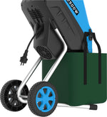Güde Gartenhäcksler GH 2501 (2500 W, Messertechnik, wartungsarm, Selbsteinzug, Transporträder, Überlastsicherung, max. Astdicke 45 mm, inkl. Fangsack 45 L und Zuführhilfe)