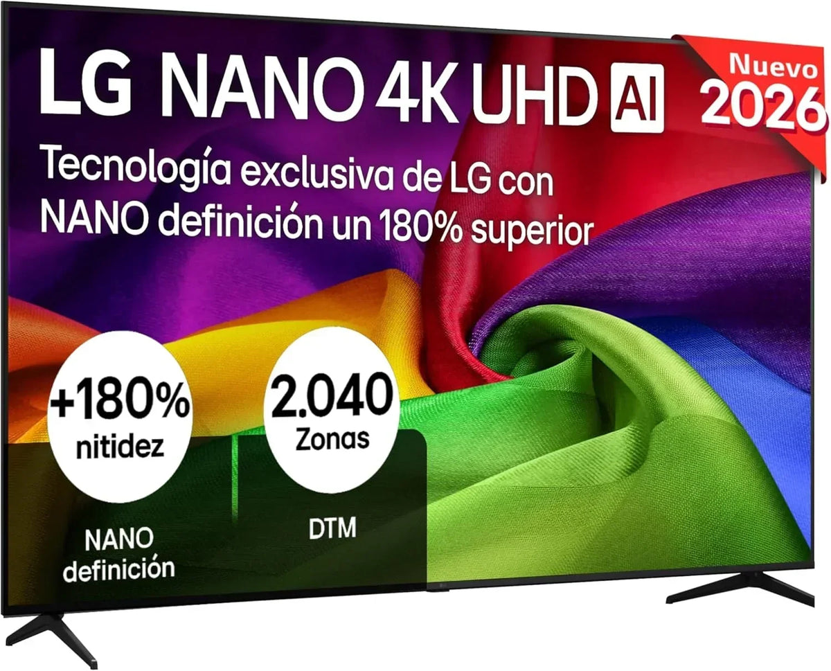 LG 43UA73006LA - TV 43", UHD 4K, WebOS 25, IA Ultimate, HDR10 Pro, Super Escalado, Dolby Digital Plus, Google Assistant, Negro