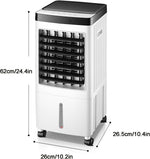 Tragbare Klimaanlage mit Fernbedienung, 3-in-1-Verdunstungsluftkühler, 7-Stunden-Timer für Zuhause, Büro, Schlafzimmer, Küche