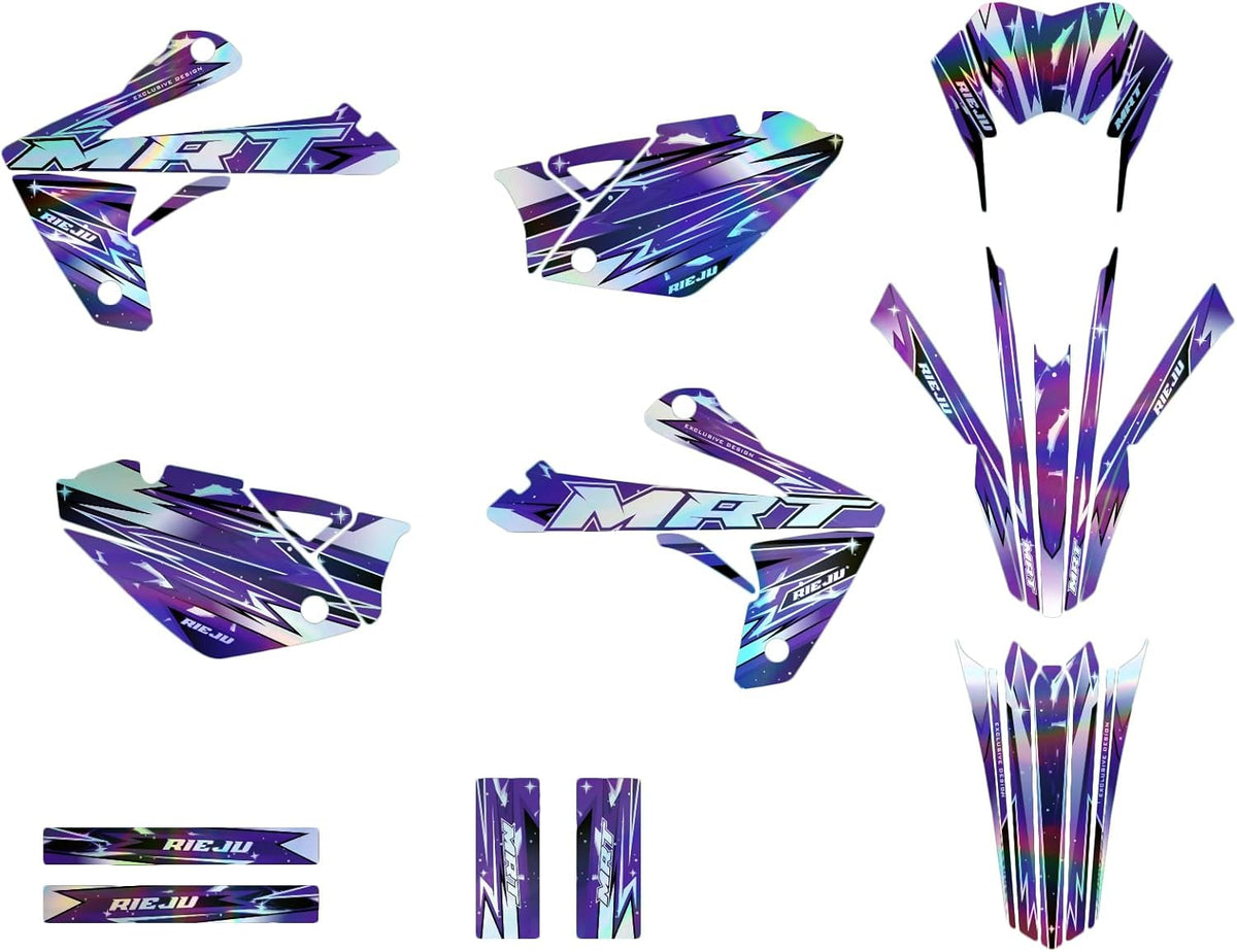 KIT DECORATIVO RIEJU MRT 50 DE 2009 A 2021 GALAXIE Holográfico (violeta)