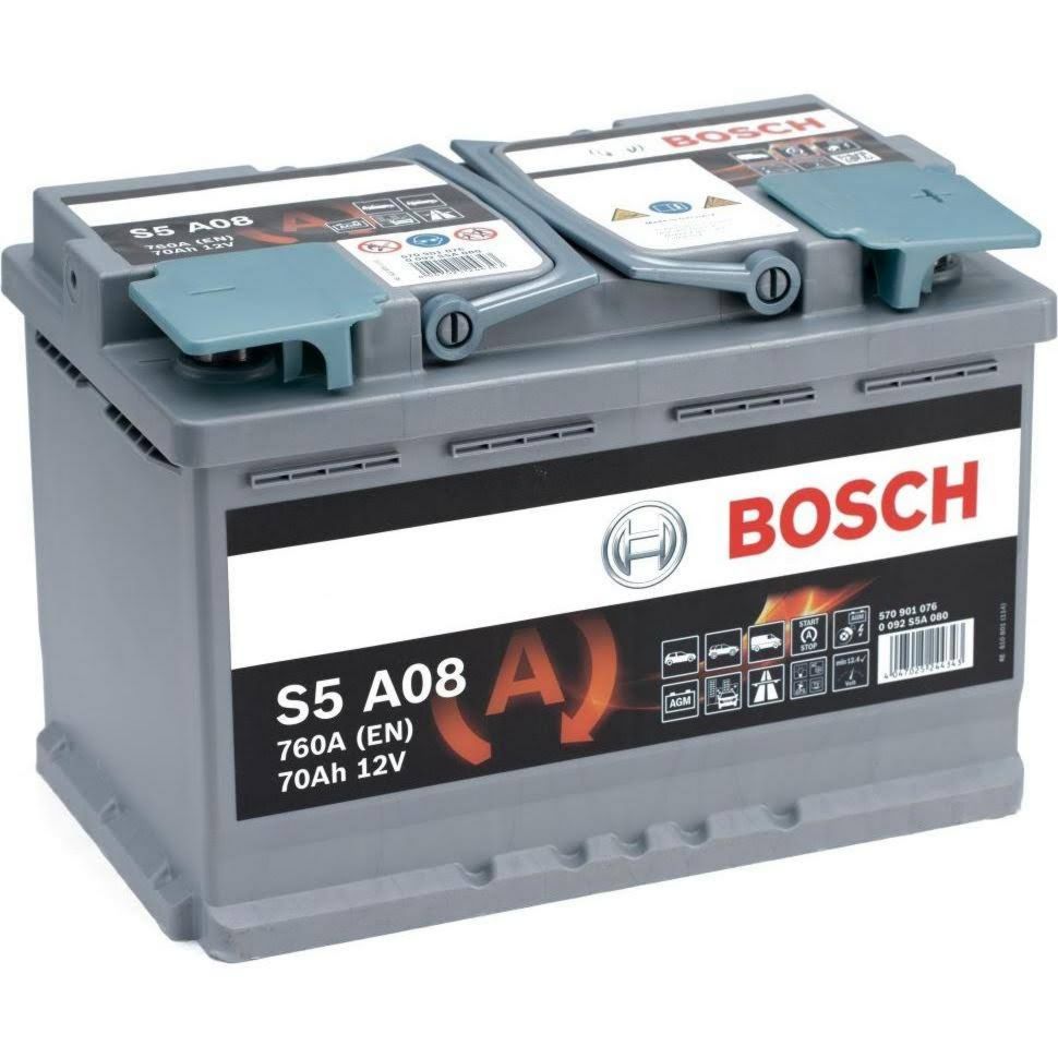 Batería BOSCH Start & Stop S5A08 12V  70Ah 760A 0 092 S5A 080