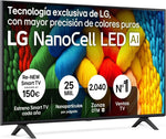 LG 43UA73006LA - TV 43", UHD 4K, WebOS 25, IA Ultimate, HDR10 Pro, Super Escalado, Dolby Digital Plus, Google Assistant, Negro