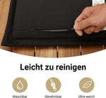 vidaXL Gartensofa mit Kissen 2-Sitzer, Outdoor Sofa mit Hocker mit Staufach, Couch mit abnehmbarm Bezug, Gartebmöbel Gartengarnitur, Schwarz Poly Rattan