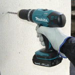 Makita DHP453RFX2 Akku Schlagbohrschrauber 18 V 3000 mAh im Alukoffer mit 96teiligem Zubehörset Blau Silber