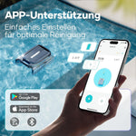 AIPER Surfer S1 Skimmer para piscina, robot de piscina con batería solar, Solarseeker, limpieza de superficie de agua, 20 horas de autonomía, aplicación inteligente, temperatura del agua, ideal para todo tipo de piscinas