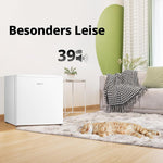 COMFEE RCU40WH3EU(E) 31L Mini Gefrierschrank (-24℃) mit Inverter-Kompressor, D-Energieeffizienz, 4-Sterne-Gefrierleistung, Leise 39 dB, Kompakter Tisch Gefrierschrank für Büro, Küche, Studentenhaus