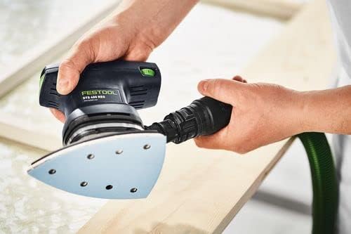 Lijadora delta Festool DTS 400 REQ-Plus en Systainer, 250 W | Lijadora triangular con zapata StickFix 100x150 mm, PROTECTOR y bolsa de recogida de polvo Longlife