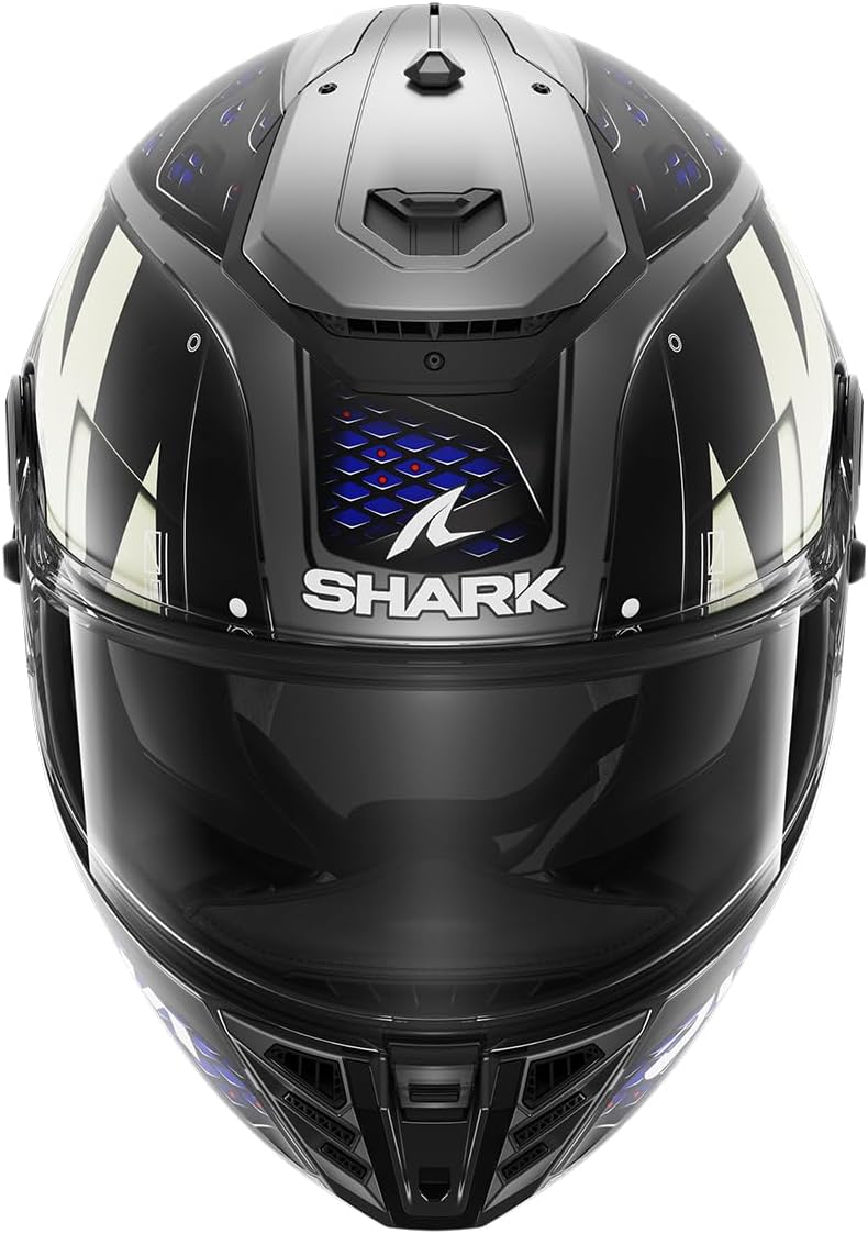 SHARK, Casco integral de moto SPARTAN RS STINGREY Gris/Blanco/Azul AAB, L
