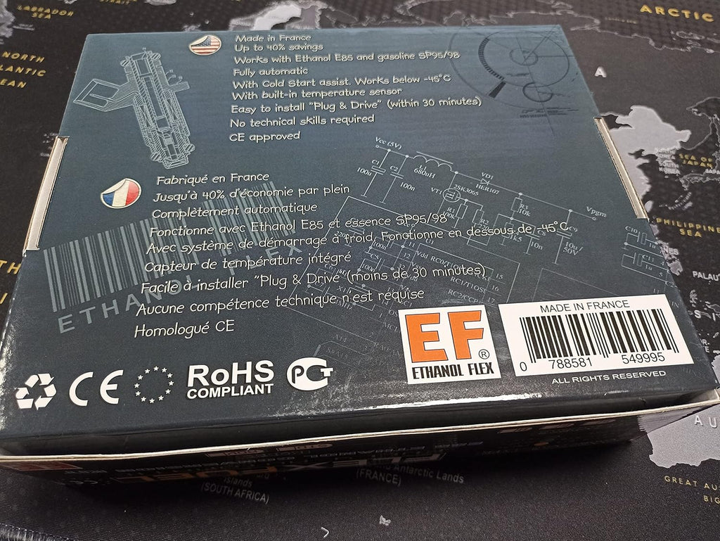 Kit ETHANOL FLEX E85® - Kit E85 4 cylindres - Boîtier Éthanol E85 (Connecteurs HОNDА) pour voitures de marque HОNDА
