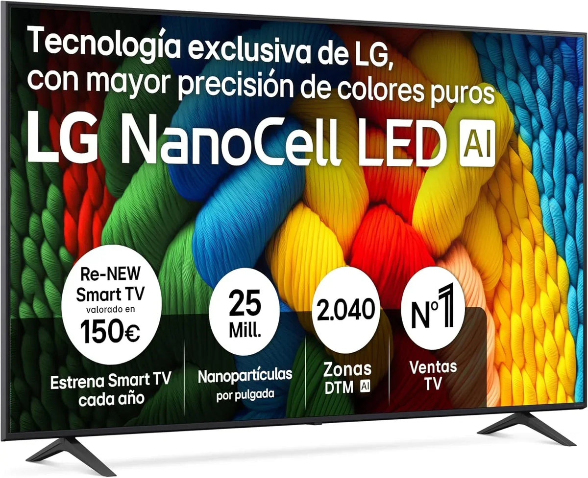 LG 43UA73006LA - TV 43", UHD 4K, WebOS 25, IA Ultimate, HDR10 Pro, Super Escalado, Dolby Digital Plus, Google Assistant, Negro