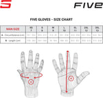 FIVE Guantes de moto RACING, RFX4 EVO, Guantes deportivos polivalentes para carretera y circuito